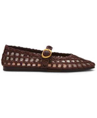 Women's Melody Raffia Mary-Jane Flats