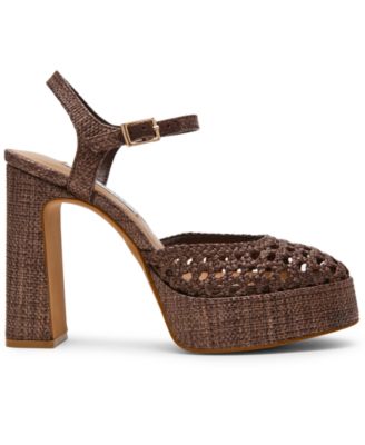 Women's Lexie Woven Adjustable Strap Platform Sandals