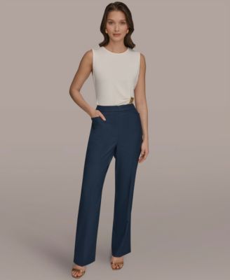 Women's Straight Leg Front Rise Pants