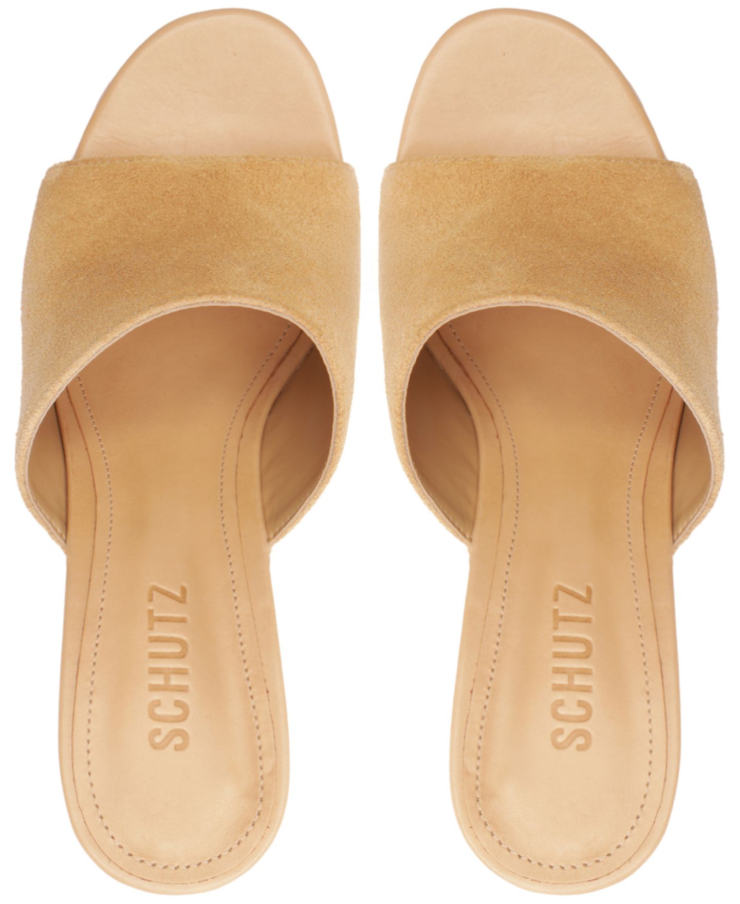 Женские сандалии Schutz Dalle Studs Slip-On Wedge, цвет: Коричневый, вариант 1 — фото 12