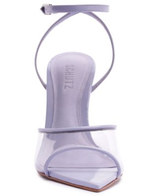 Women's Elodie Vinyl Pointed Toe Wedge Sandals