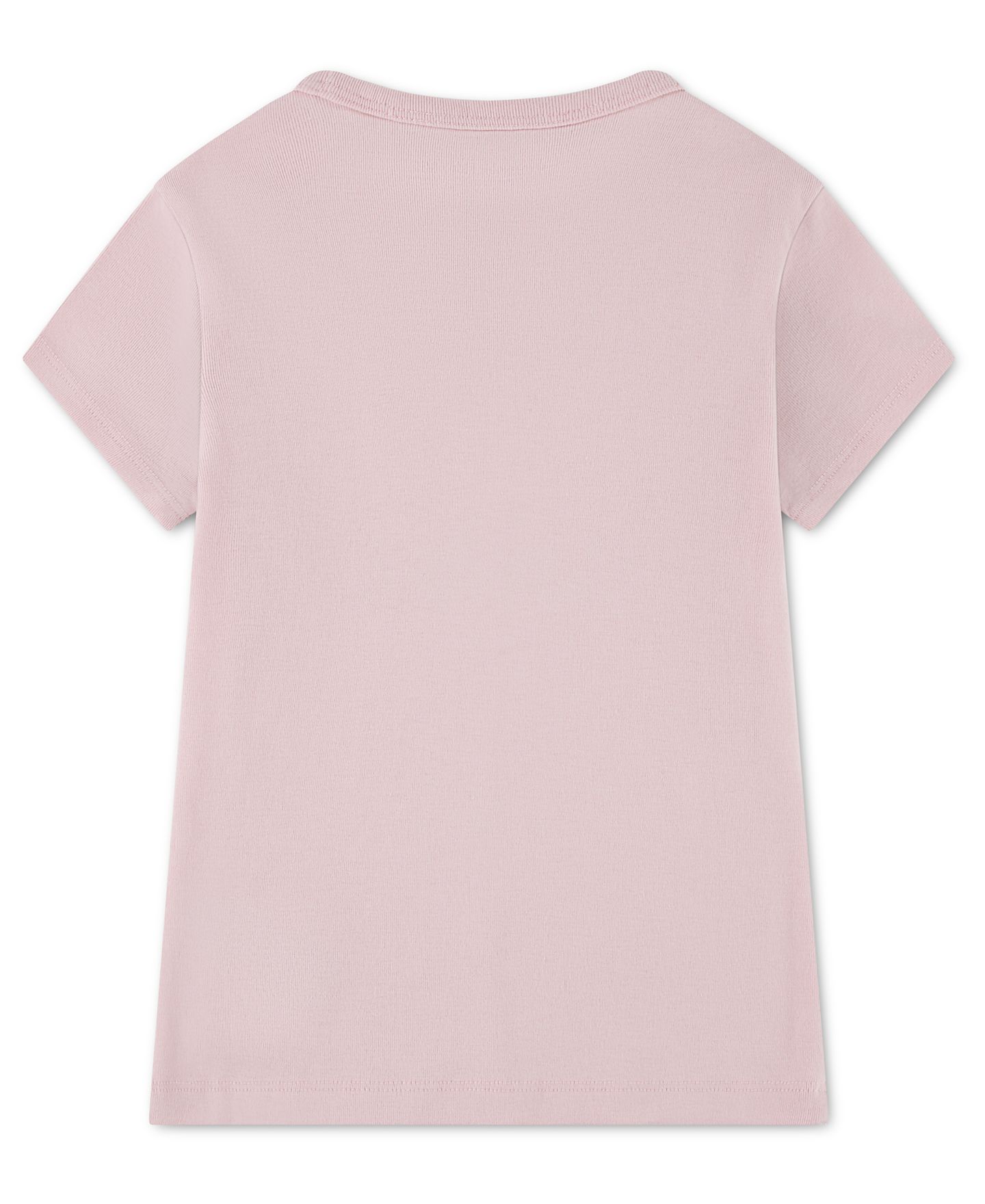 Футболка abercrombie kids Sports Baby Crewneck T-Shirt для девочек, цвет: Меловой розовый — фото 2