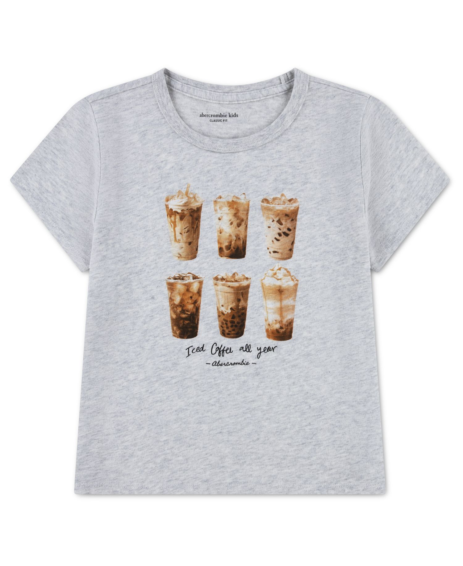 Girls' Iced Coffee Classic Crewneck T-Shirt