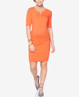 Rachel Zoe - Maternity Zip-Front Sheath Dress