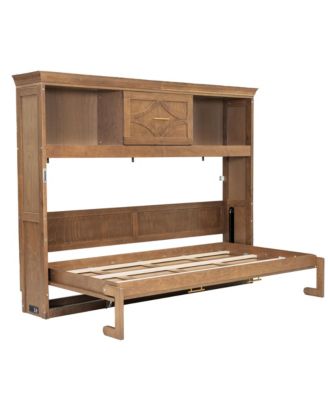 Murphy Bed with Charging Station and a Drawer