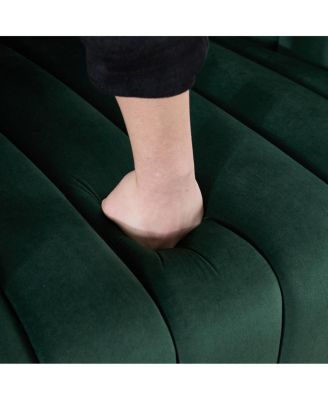 Upholstered Oversized 360° Swivel Accent Barrel Chair & Half Sofa