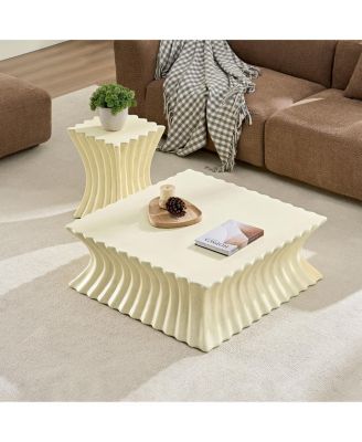 Vintage Fiberglass Coffee Table Set