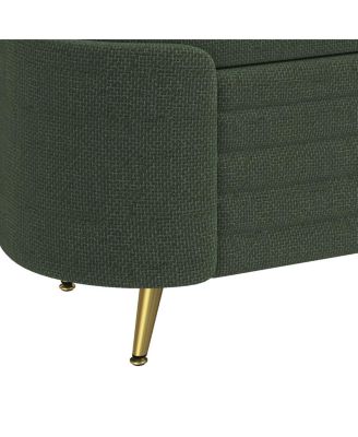 Modern Storage Ottoman Upholstered Bench for Living Room, Bedroom