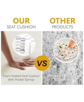 Streamdale Green Chenille Mini Loveseat Accent Couch with Metal Legs