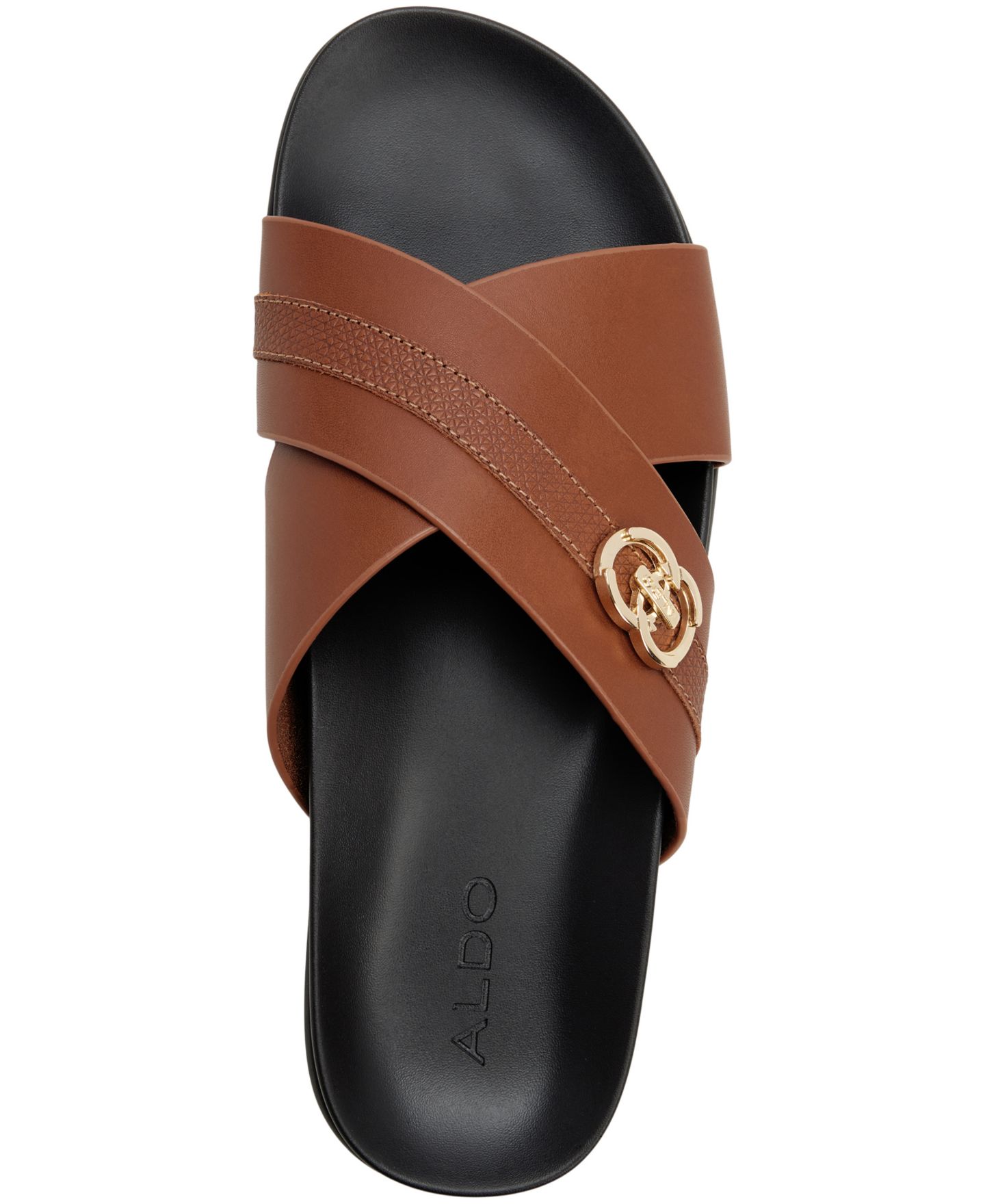 Мужские сандалии ALDO Mendel Slip-On Flat, цвет: Рыжевато-коричневый — фото 3