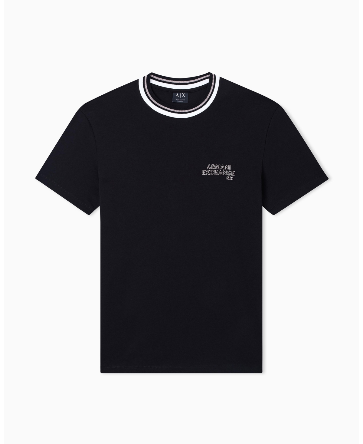 A|X Armani Exchange Men's Short Sleeve Tipping Logo T-Shirt