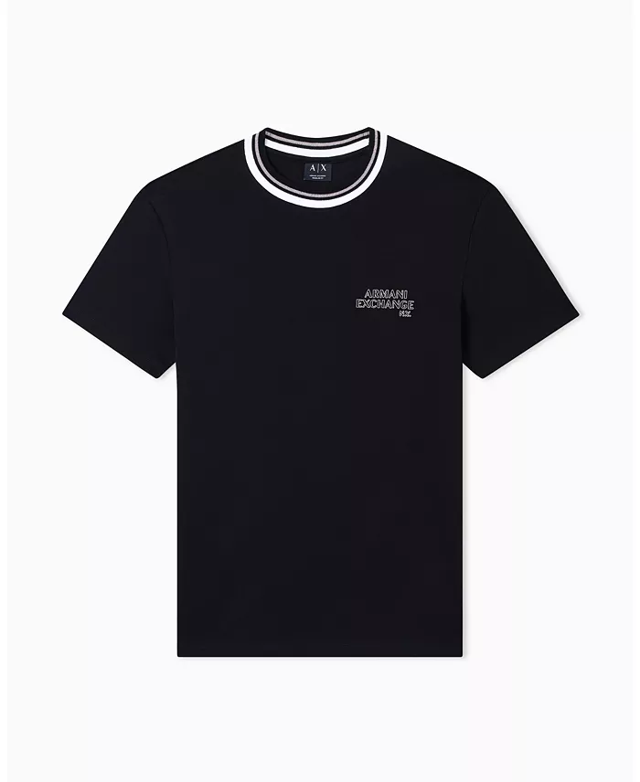 Men's Short Sleeve Tipping Logo T-Shirt - thumbnail 4