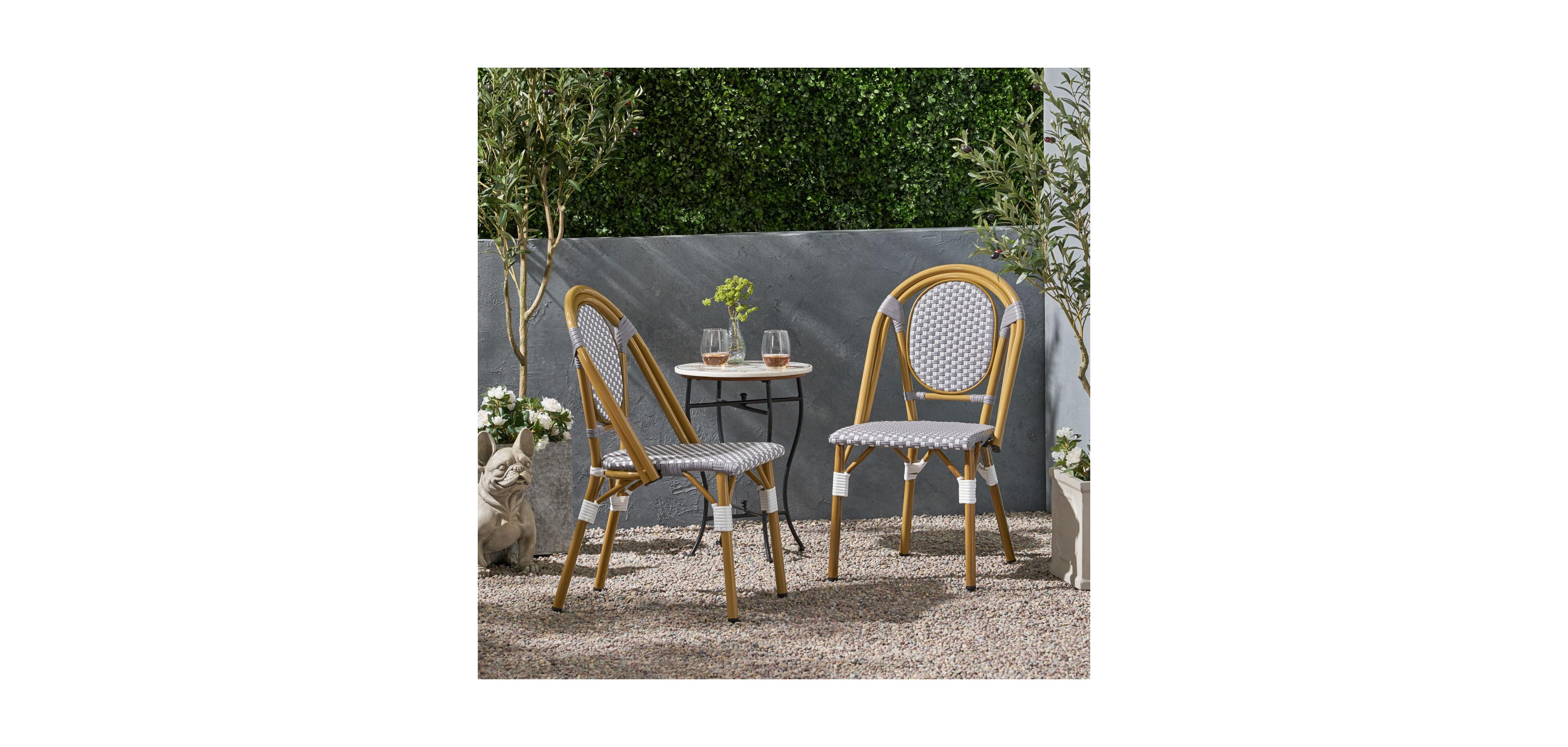 Streamdale Furniture Parisian Bistro Chairs - Set of 2