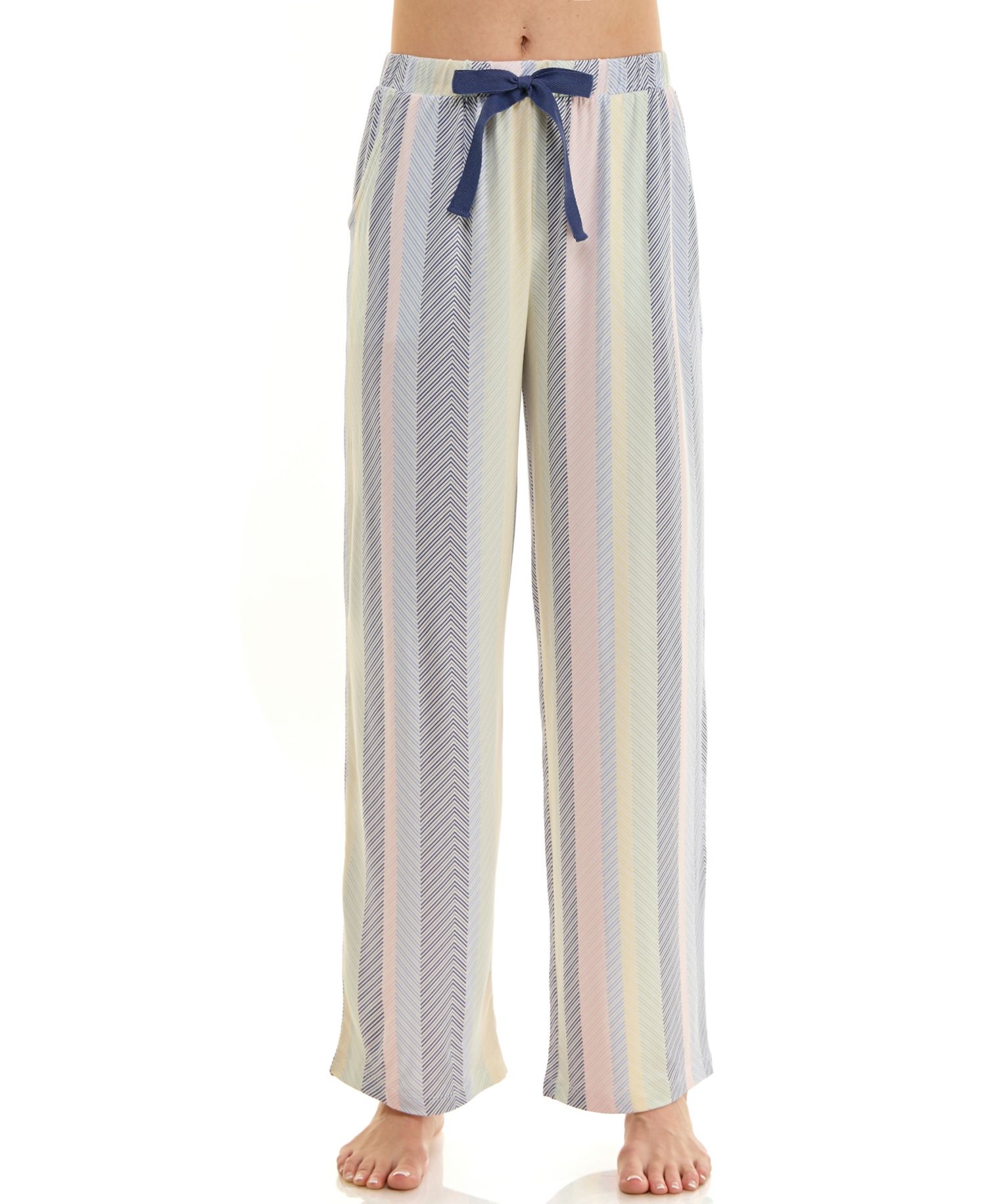 Women's Open Leg Mid-Rise Sleep Pants