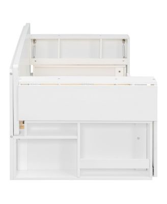  Full Size Daybed with Removable Desk & Storage Drawers