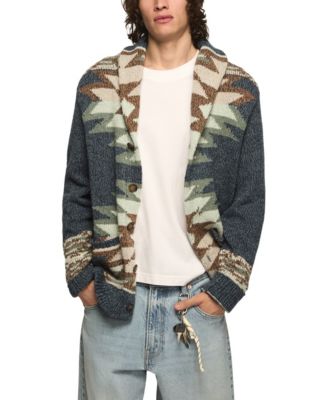 Men's Shawl Collar Cardigan