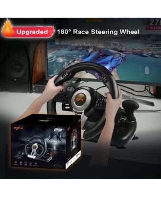 V3 PRO 180 USB Black Racing Wheel With Pedals.