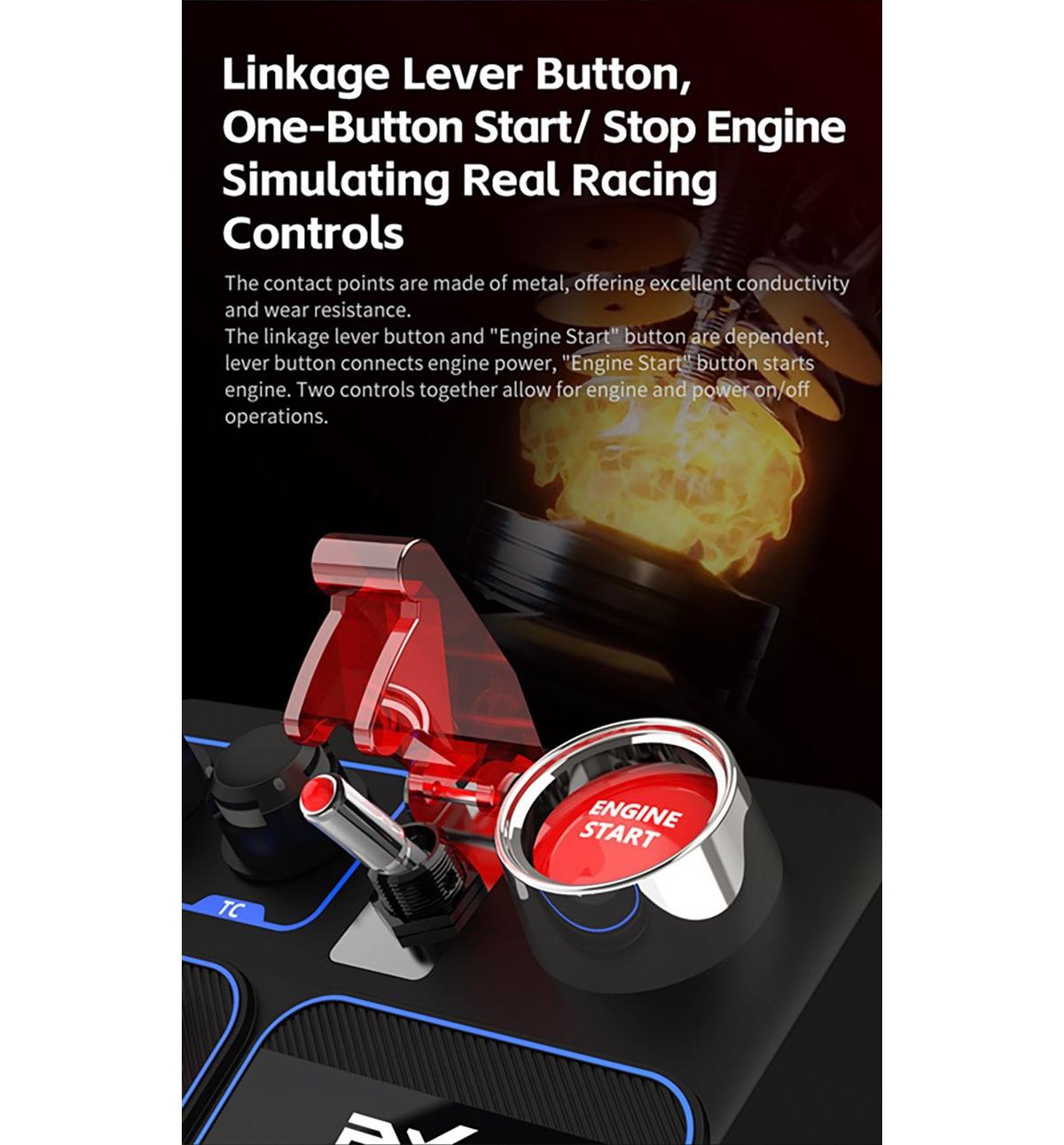 Pxn CB1 Rgb Gaming Button Box.