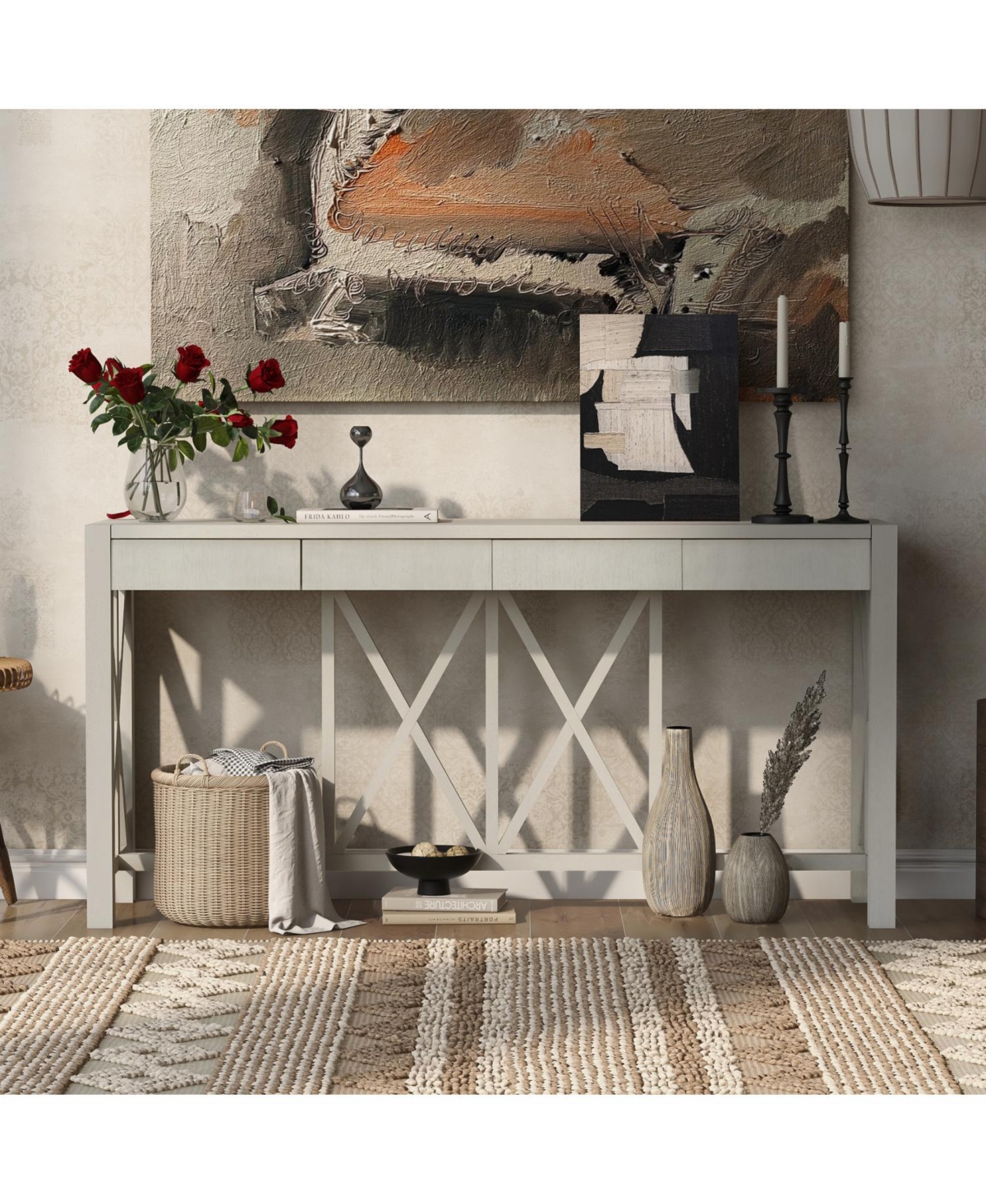 Streamdale Furniture 60" Acacia Console Table