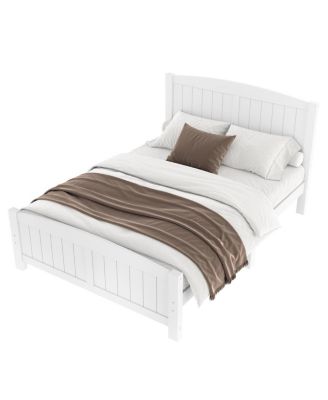 Platform Bed, Solid Wood, No Box Spring Needed