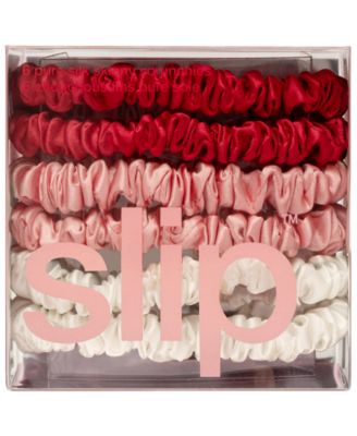 6-Pc. Sweeties Pure Silk Skinny Scrunchies