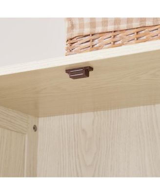 Streamdale  Furniture Storage Cabinet with 8 Doors and 4 Shelves, Freestanding Storage Cabinet, WHI