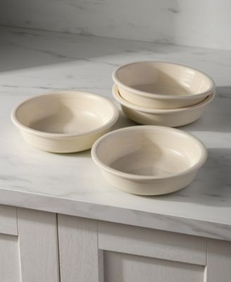 Linen Classic Rim Cereal Bowls, Set of 4