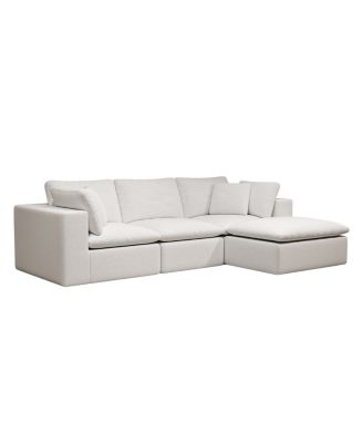 Modular Sectional Sofa Seat, Upholstered Couch, No Assembly, 4PC Combo