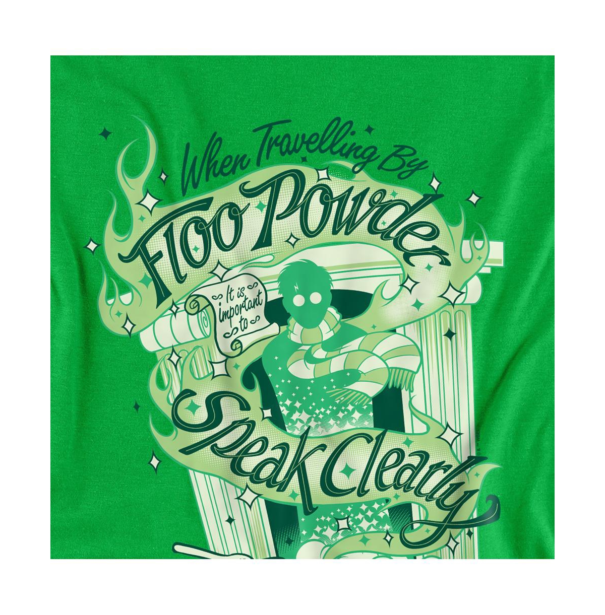 Harry Potter Men's Floo Powder Speak Clearly T Shirt
