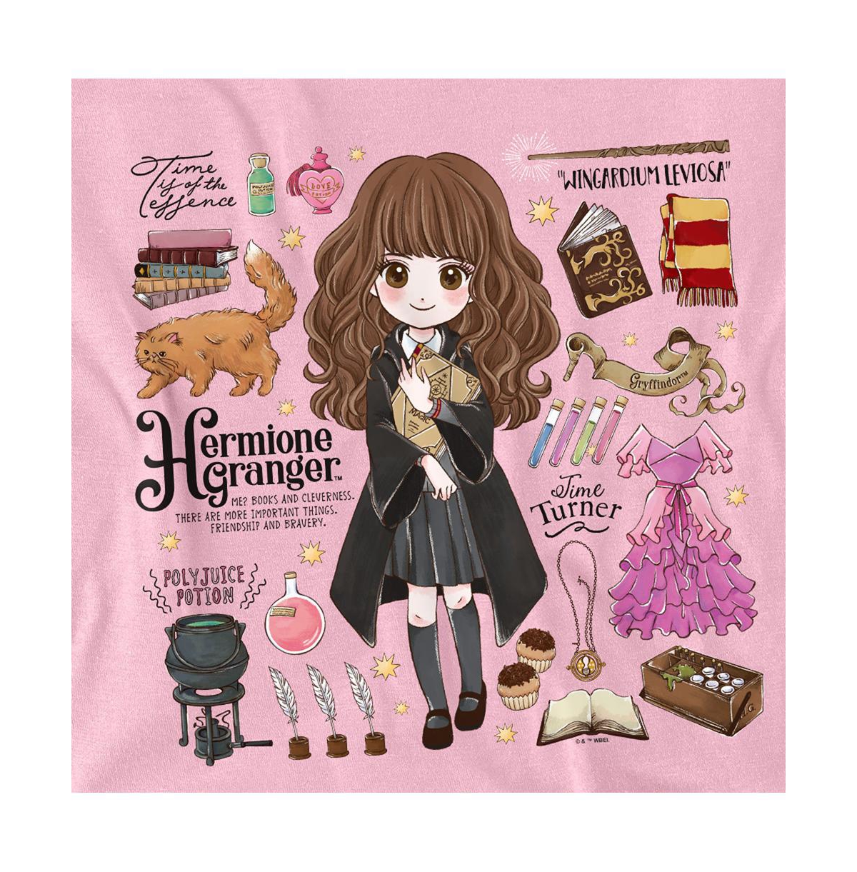 Harry Potter Men's Hermione Granger Anime Icons T Shirt