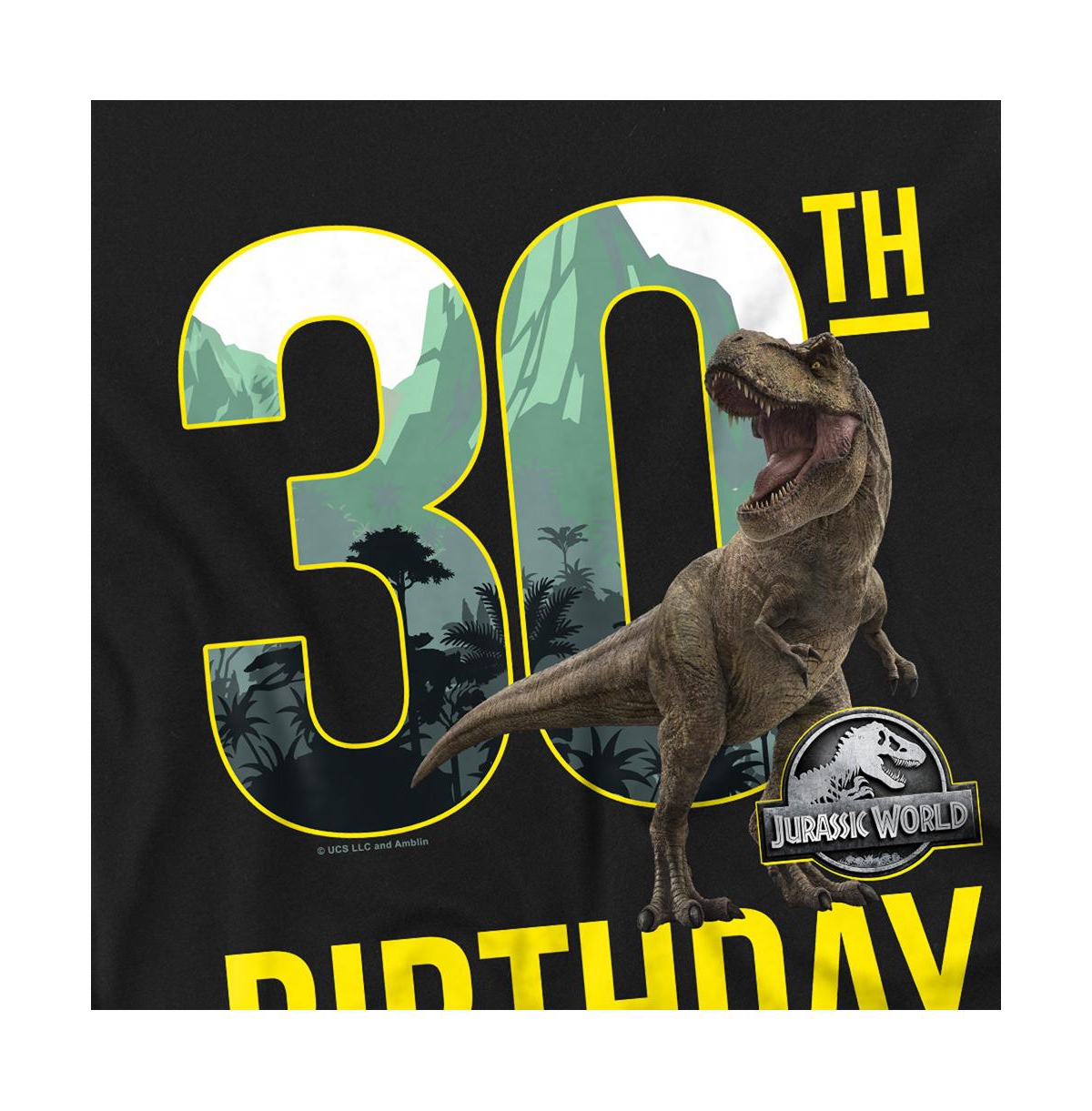 Jurassic Park Men's World 30th Birthday T-Rex T Shirt