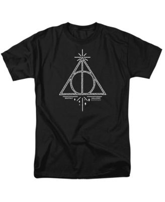 Men's Deathly Hallows Line Art T Shirt