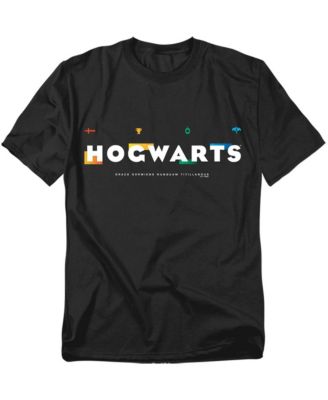 Men's Hogwarts with Tiny House Symbols T Shirt