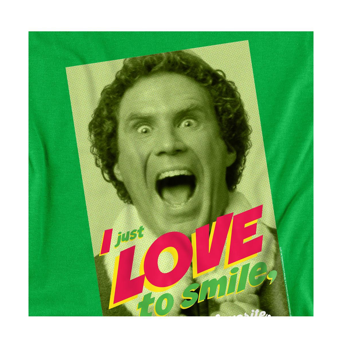 Elf Men's I Just Love to Smile T Shirt