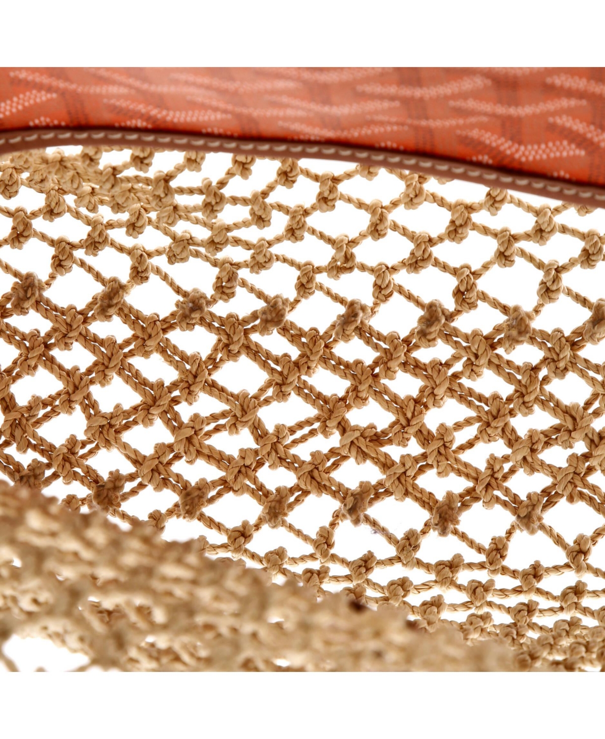 Pre-Owned Goyard Aligre Bag Raffia Net with Coated Canvas