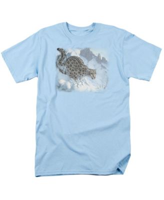 Men's Wildlife Snow Leopard T Shirt