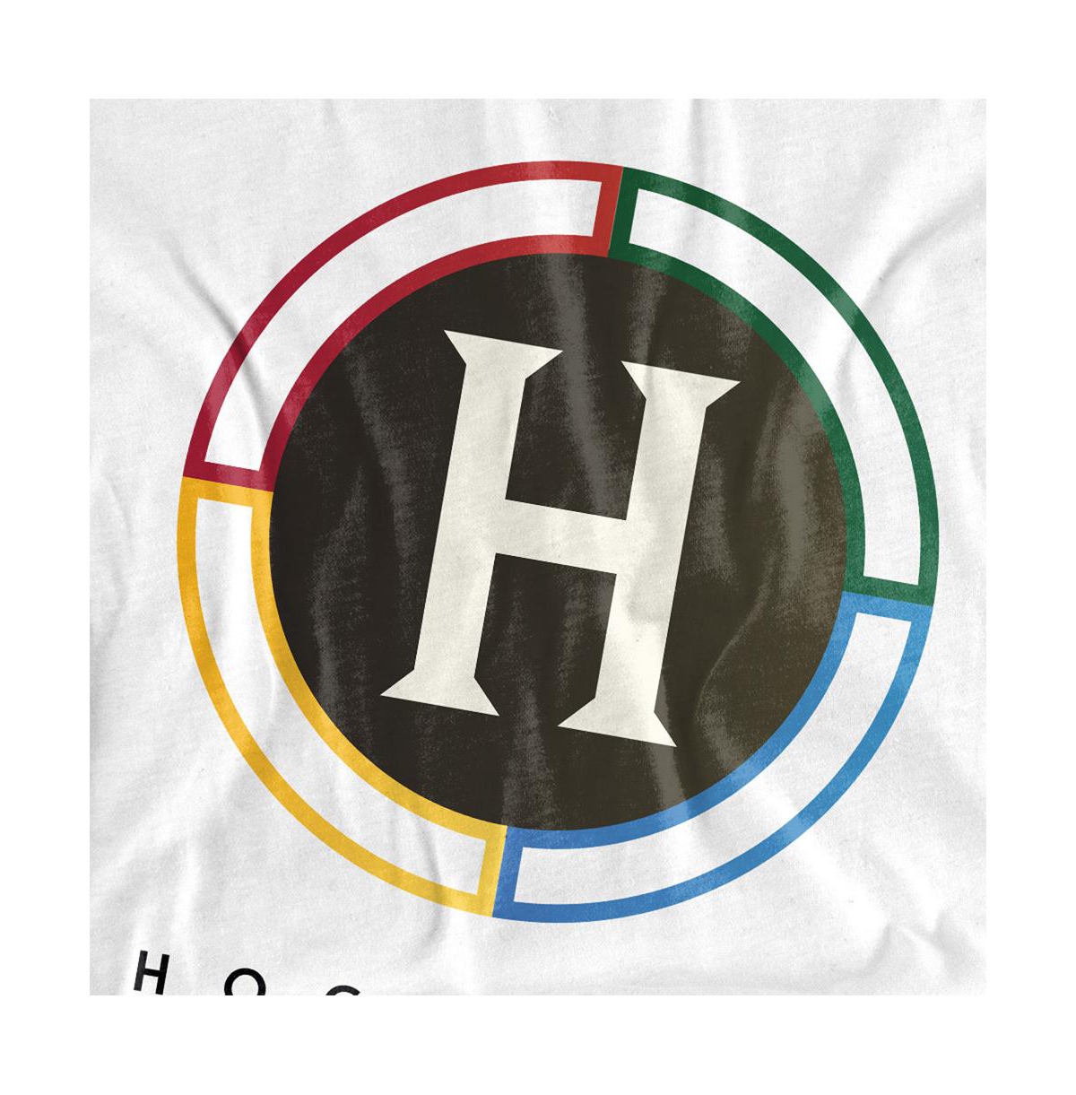 Harry Potter Men's Hogwarts H Logo Inverted T Shirt