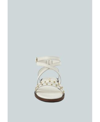 Womens Corriane Studs Embellishment Strappy Sandals