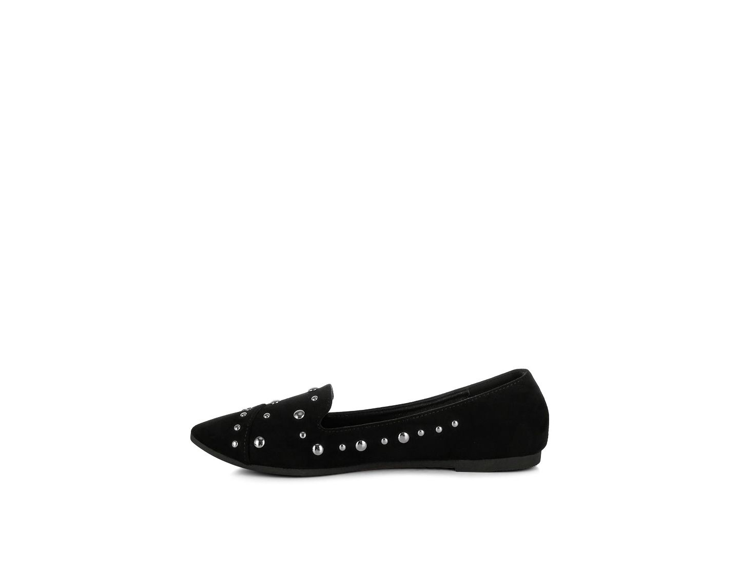 Женские балетки London Rag Olesia Stud Emebllished Ballet Flats, цвет: Чёрный — фото 6