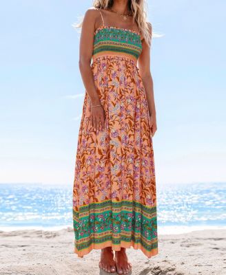 Women's Big Personality Floral Maxi Beach Dress