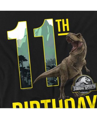 Men's Jurassic World 11th Birthday T-Rex T Shirt