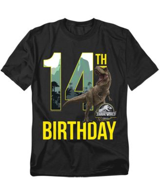 Men's Jurassic World 14th Birthday T-Rex T Shirt