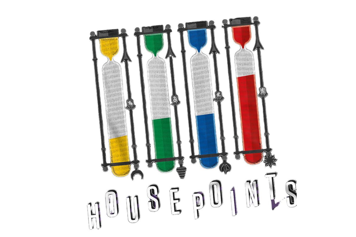 Men's Hogwarts House Points in Vials T Shirt