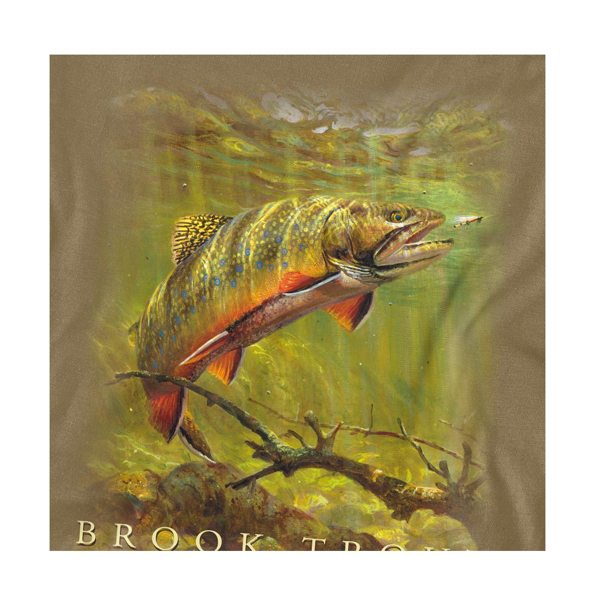Wild Wings Men's Wildlife Brook Trout T Shirt