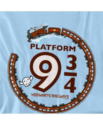 Men's Platform 9 34 Hogwart Railways T Shirt