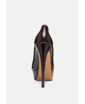 BRIELLE Womens Peep Toe Stiletto Pump