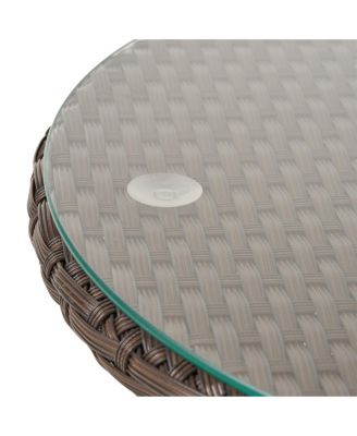 Streamdale Cozy Outdoor Wicker Chat Set with Comfortable Cushions