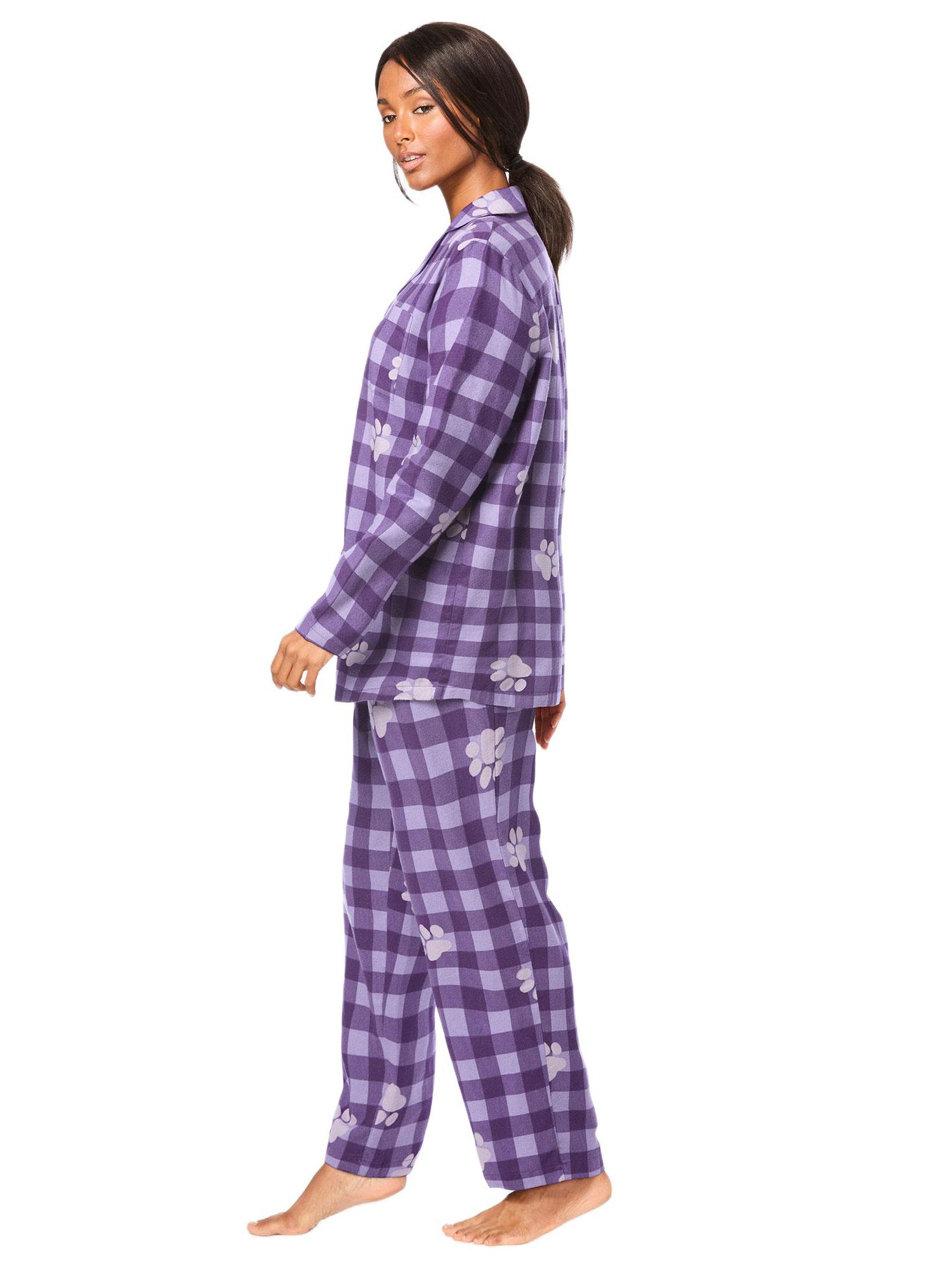 Women's Dreams and Co. Classic Flannel Pajama Set