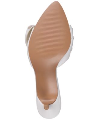 Women's Carmen Bow-Detail Slip-On Heeled Sandals