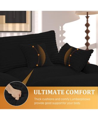 Streamdale Seven-piece sofa set with console, coffee table & pillows for spacious rooms